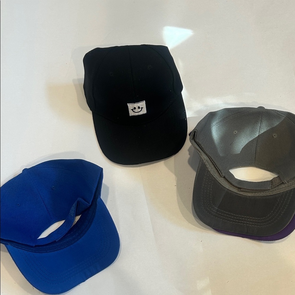 Colorful Smiley Patch Face Baseball Cap Bundle 13… - image 6